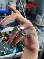 Silver Chariot Ring